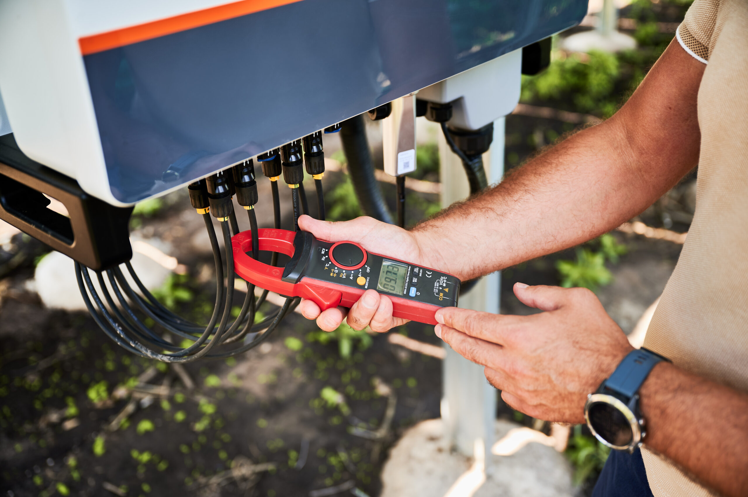 Wall-mounted smart irrigation controller
