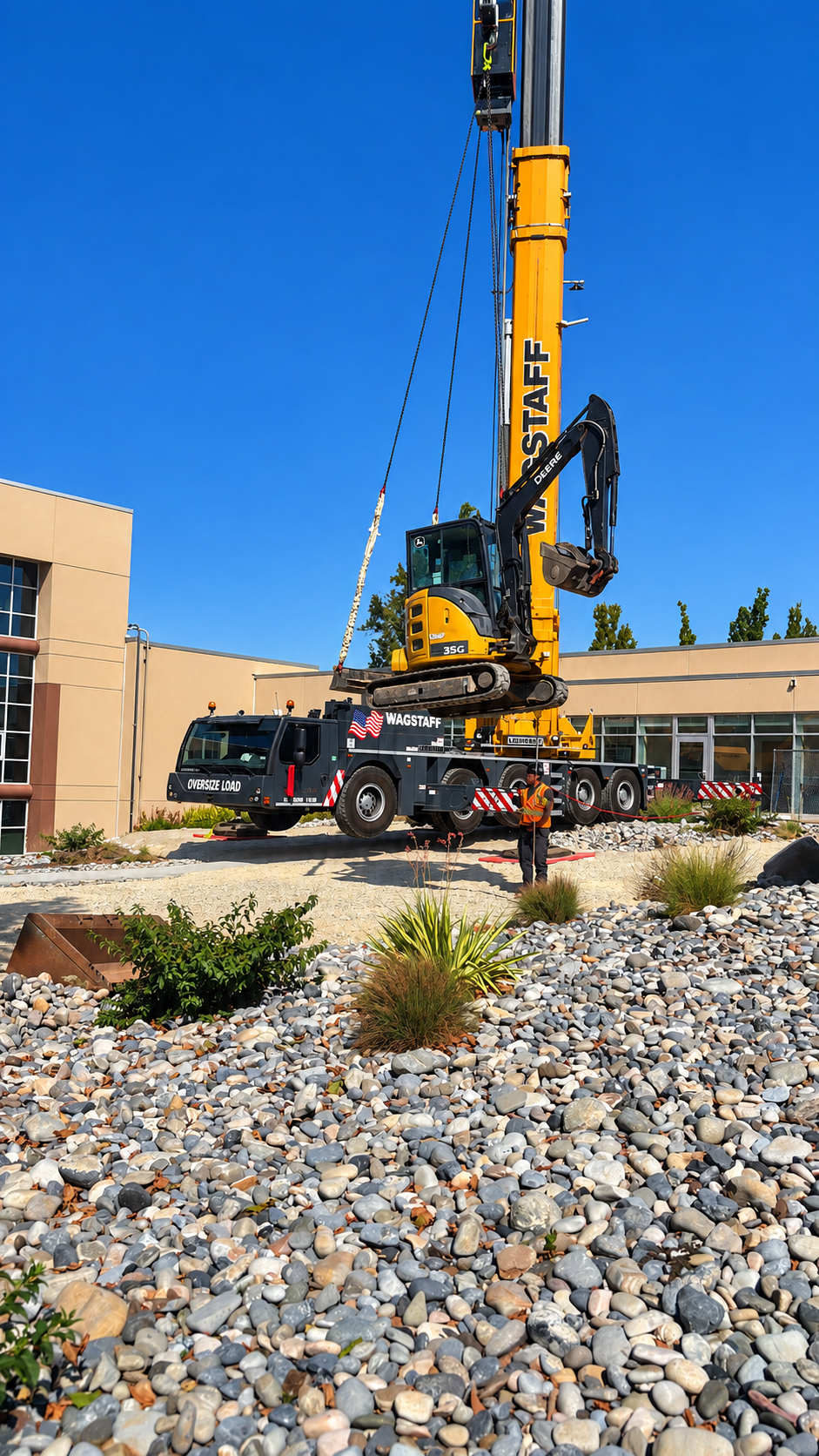 Concrete crew working on a commercial site